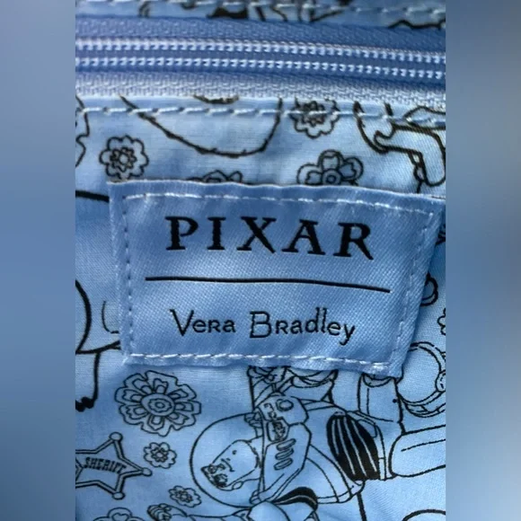 Vera Bradley Disney Pixar Toy Story Andy’s Room Triple Zip Hipster Crossbody bag - Picture 9 of 10